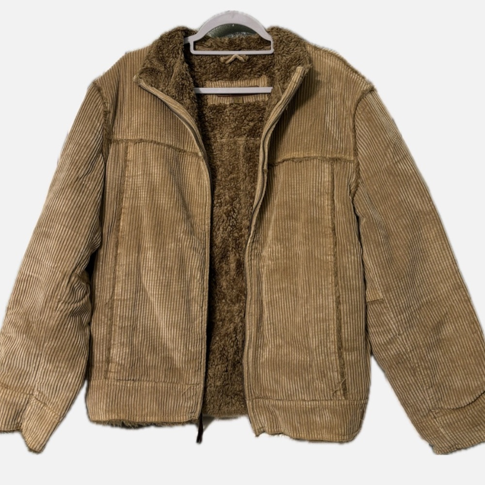 Guess Originals Corduroy Sherpa Lined Jacket S